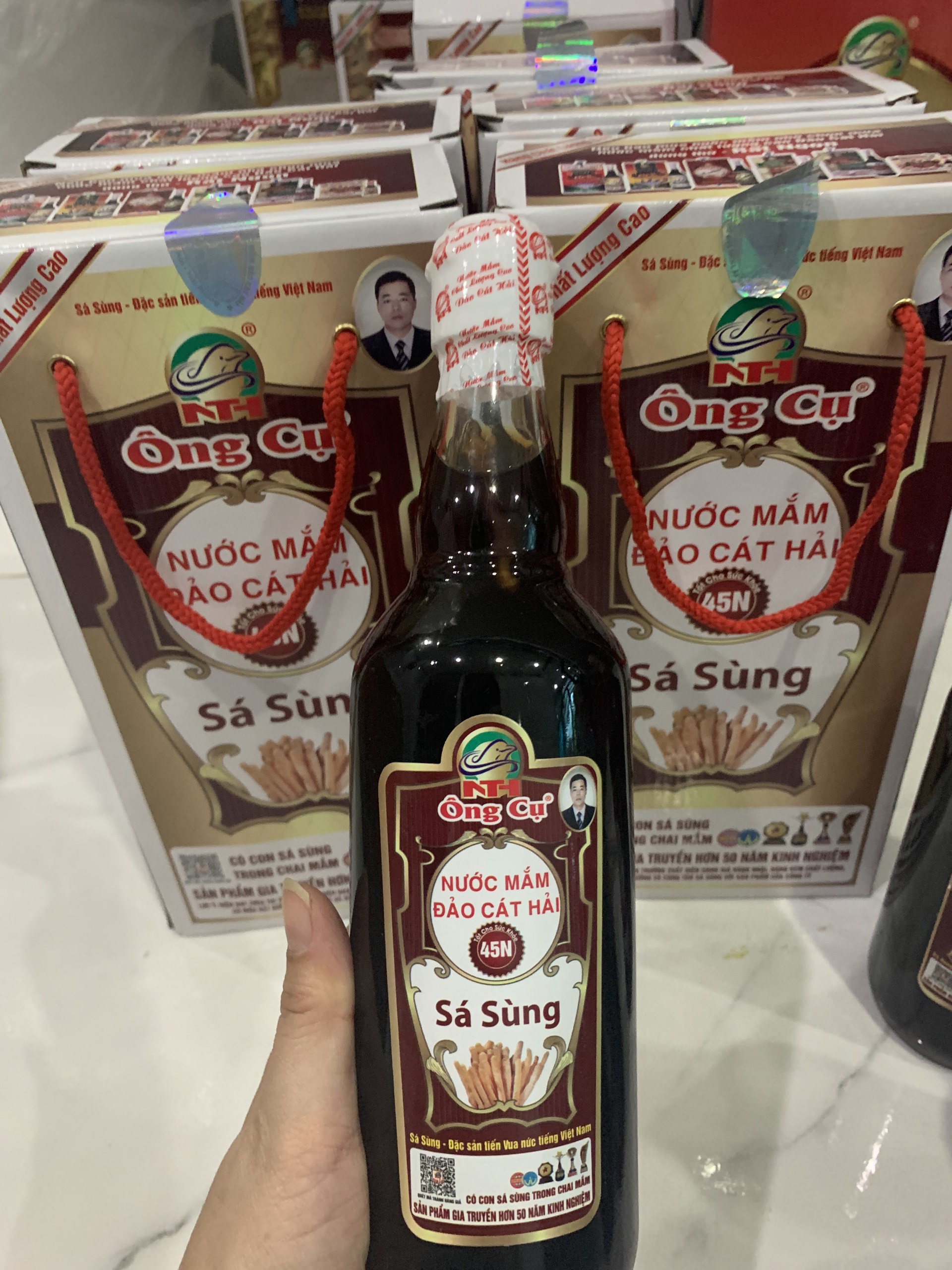 Nước mắm Ông Cụ Sá Sùng 45N- 500ml