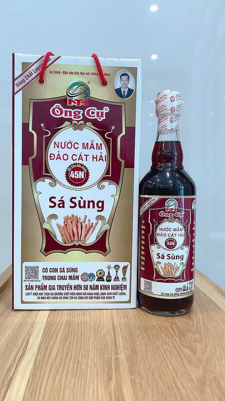 Nước mắm Ông Cụ Sá Sùng 45N- 500ml