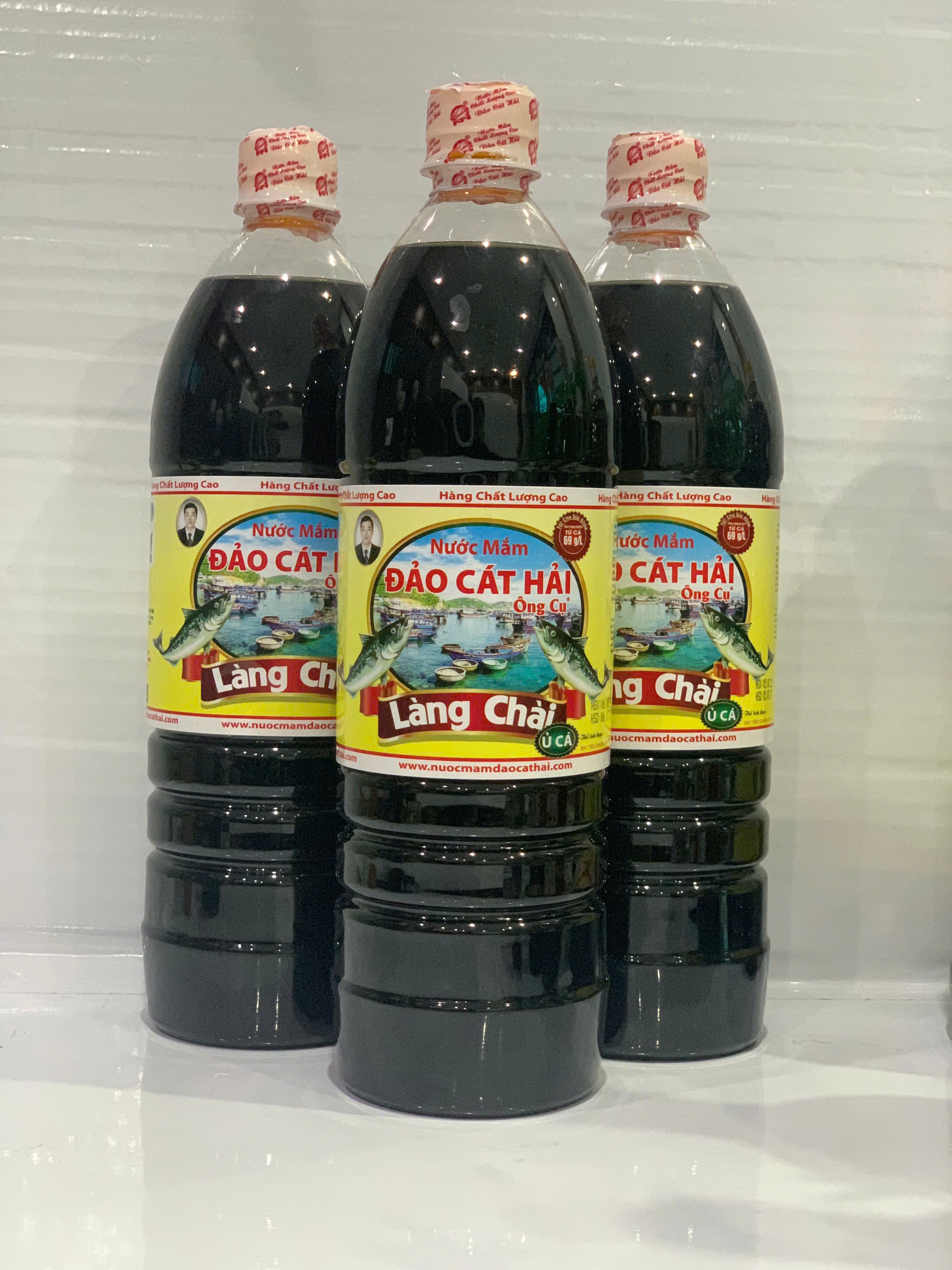 NƯỚC MẮM LÀNG CHÀI Ủ CÁ DUNG TÍCH 1L ( CHAI)