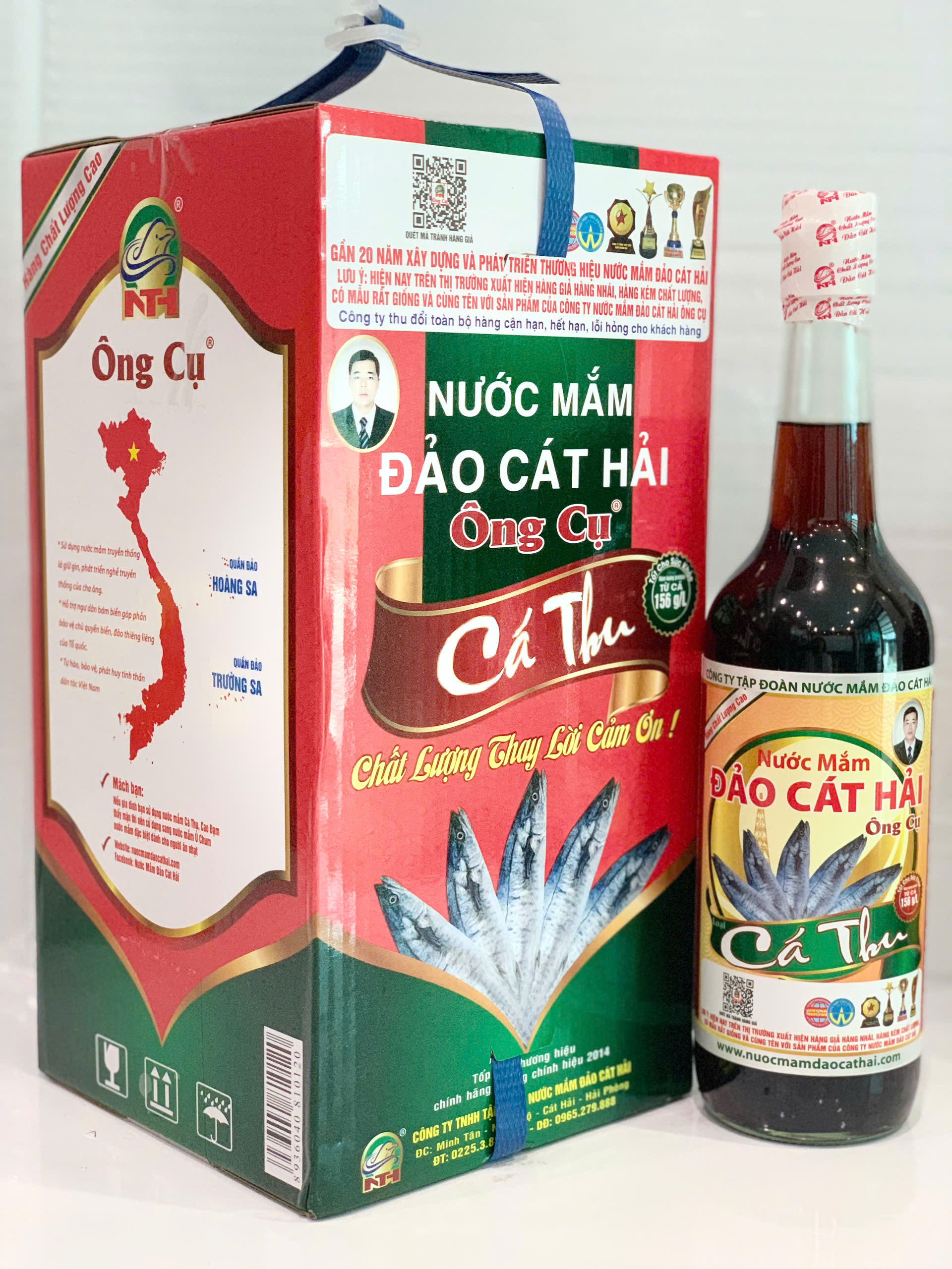 NƯỚC MẮM CÁ THU ĐỎ - DUNG TÍCH 650ML