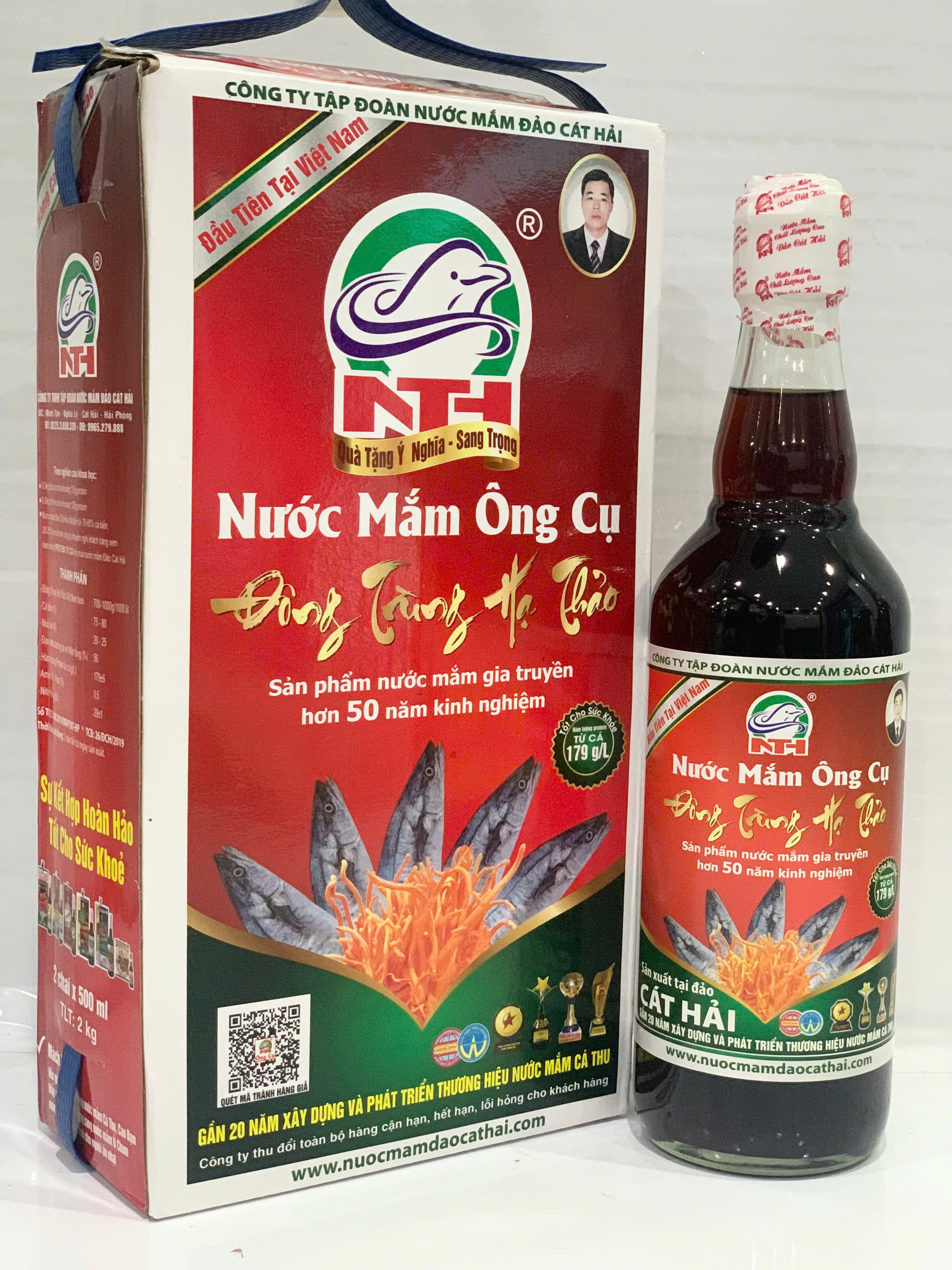 NƯỚC MẮM ĐÔNG TRÙNG HẠ THẢO - DUNG TÍCH 500ML