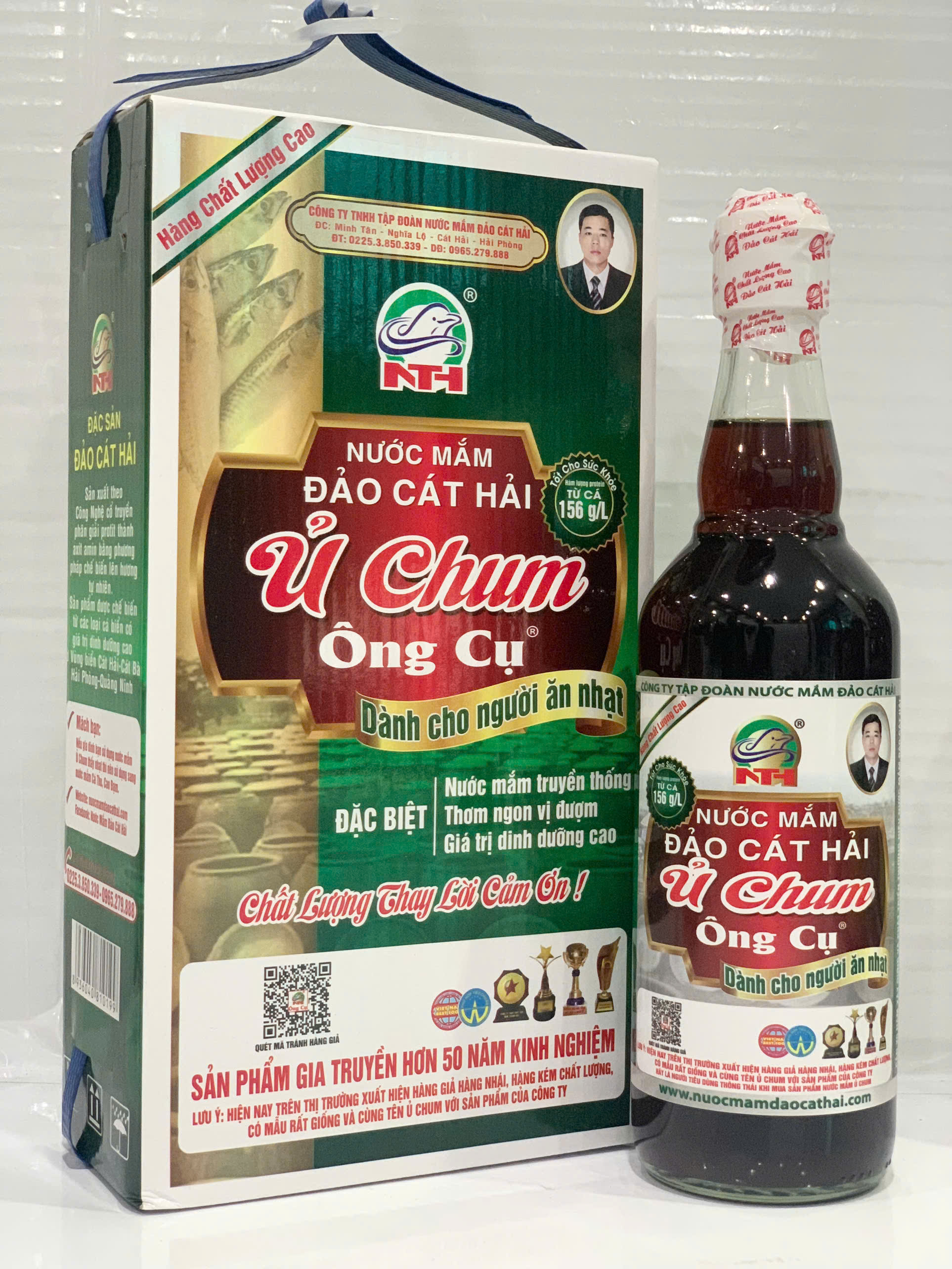 NƯỚC MẮM Ủ CHUM CHO NGƯỜI ĂN NHẠT - DUNG TÍCH 500ML