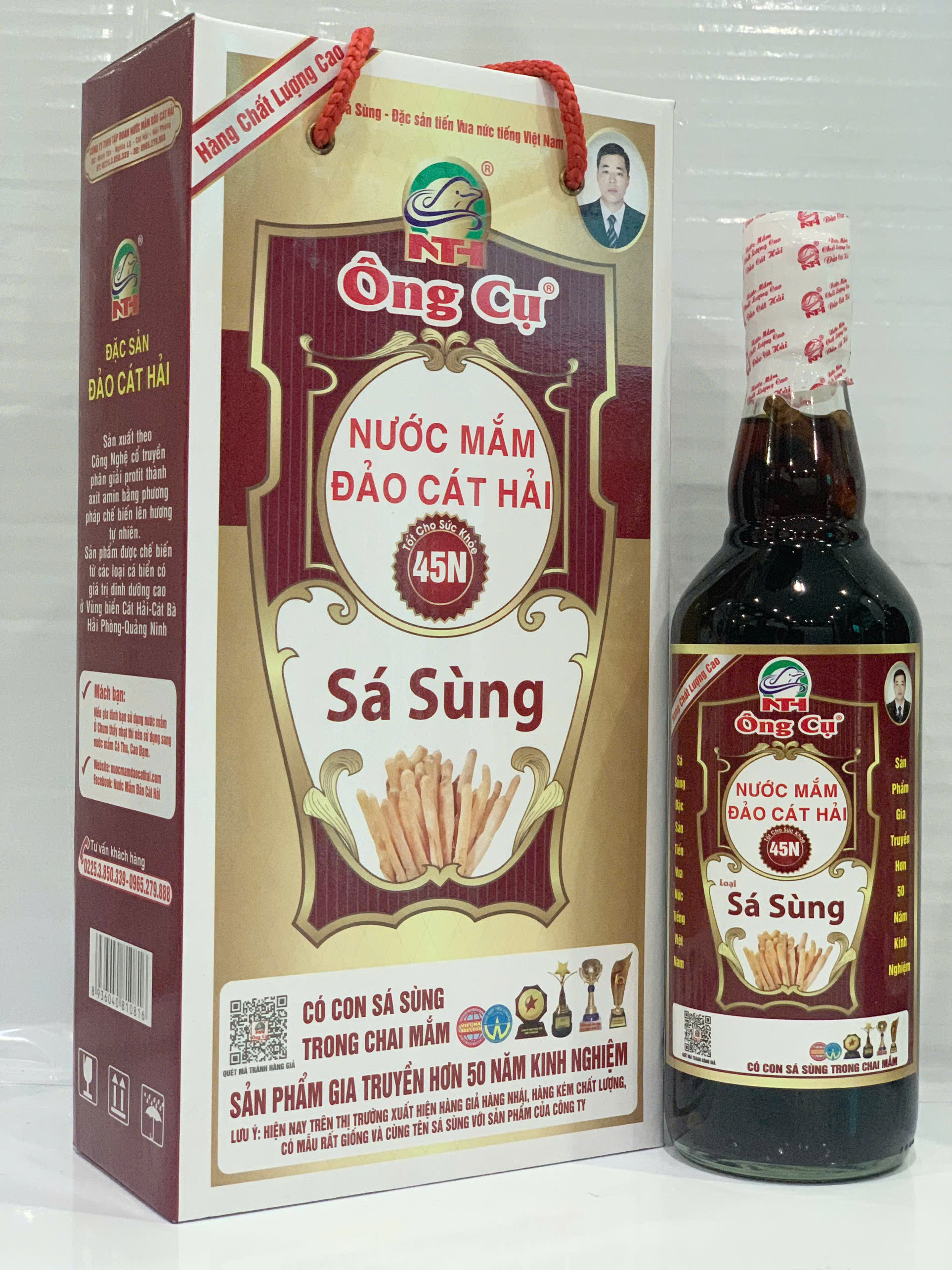 NƯỚC MẮM ÔNG CỤ SÁ SÙNG - DUNG TÍCH 500ML