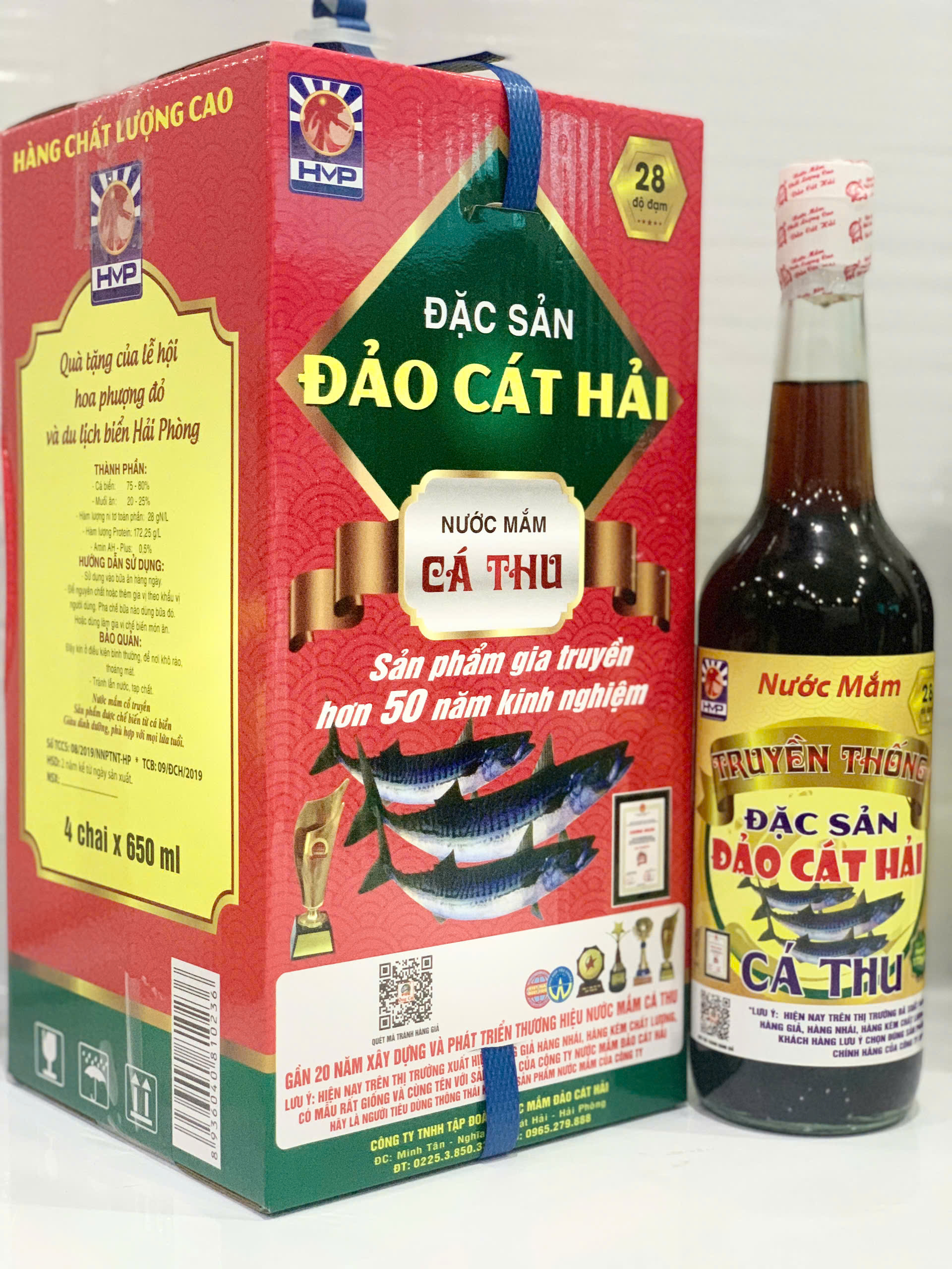 NƯỚC MẮM CÁ THU TRUYỀN THỐNG - DUNG TÍCH 650ML