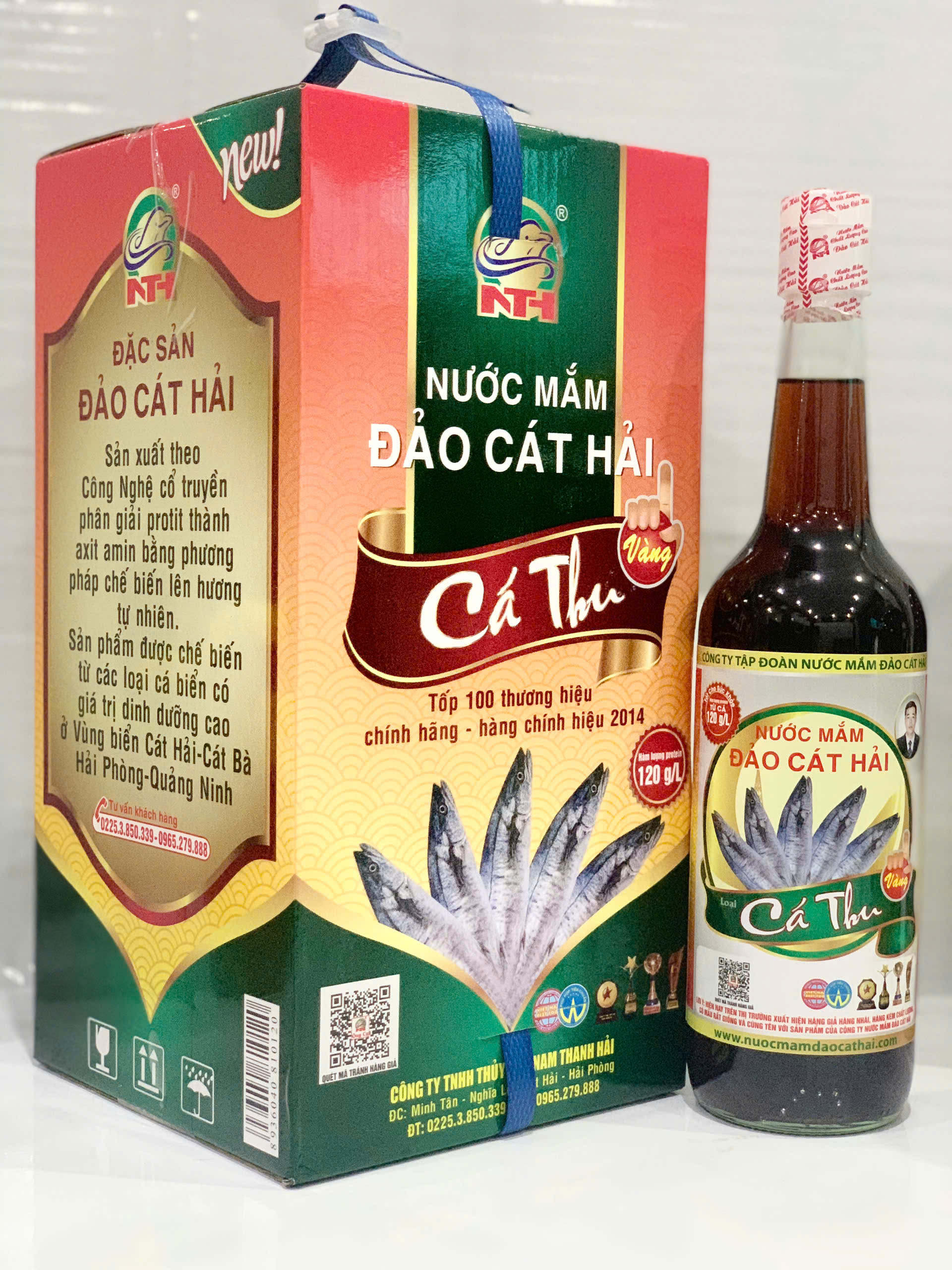 NƯỚC MẮM CÁ THU VÀNG - DUNG TÍCH 650ML