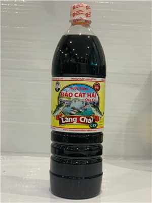 NƯỚC MẮM LÀNG CHÀI Ủ CÁ DUNG TÍCH 1L ( CHAI)