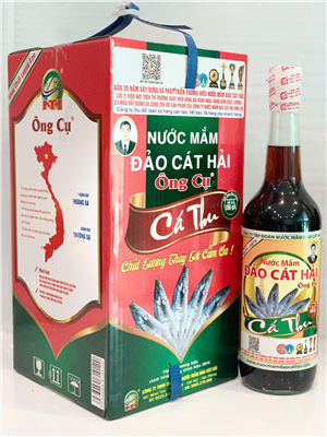 NƯỚC MẮM CÁ THU ĐỎ - DUNG TÍCH 650ML