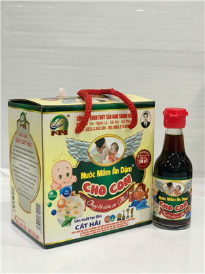 NƯỚC MẮM ĂN DẶM CHO BÉ - DUNG TÍCH 50ML