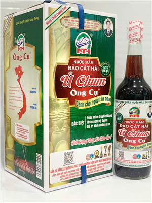 NƯỚC MẮM Ủ CHUM CHO NGƯỜI ĂN NHẠT - DUNG TÍCH 650ML