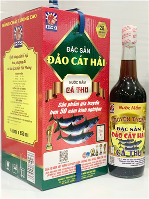NƯỚC MẮM CÁ THU TRUYỀN THỐNG - DUNG TÍCH 650ML