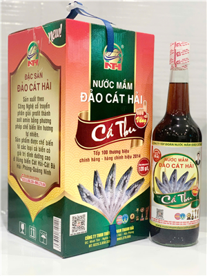 NƯỚC MẮM CÁ THU VÀNG - DUNG TÍCH 650ML