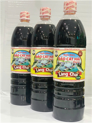 NƯỚC MẮM LÀNG CHÀI Ủ CÁ DUNG TÍCH 1L ( CHAI)