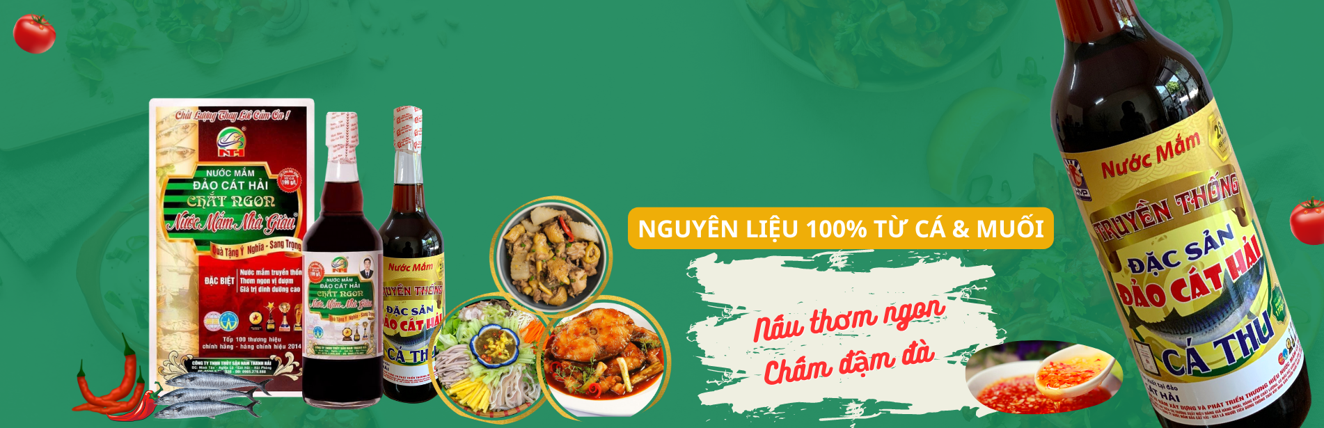 Nước mắm Đảo Cát Hải thơm ngon